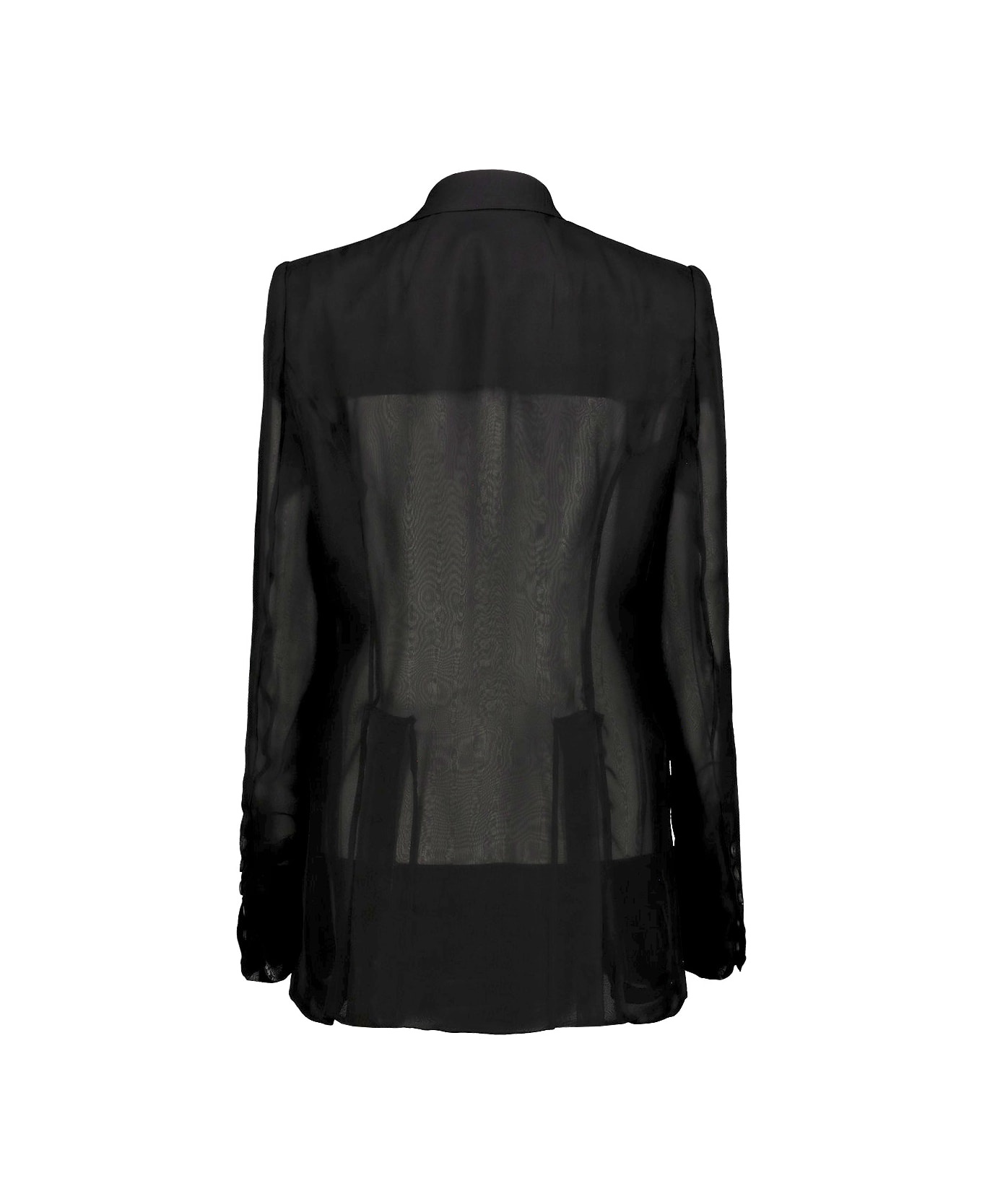 Jmf Double-breasted Silk Blazer - 3