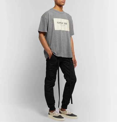 Fear of God Oversized Logo-Appliquéd Cotton-Jersey T-Shirt outlook