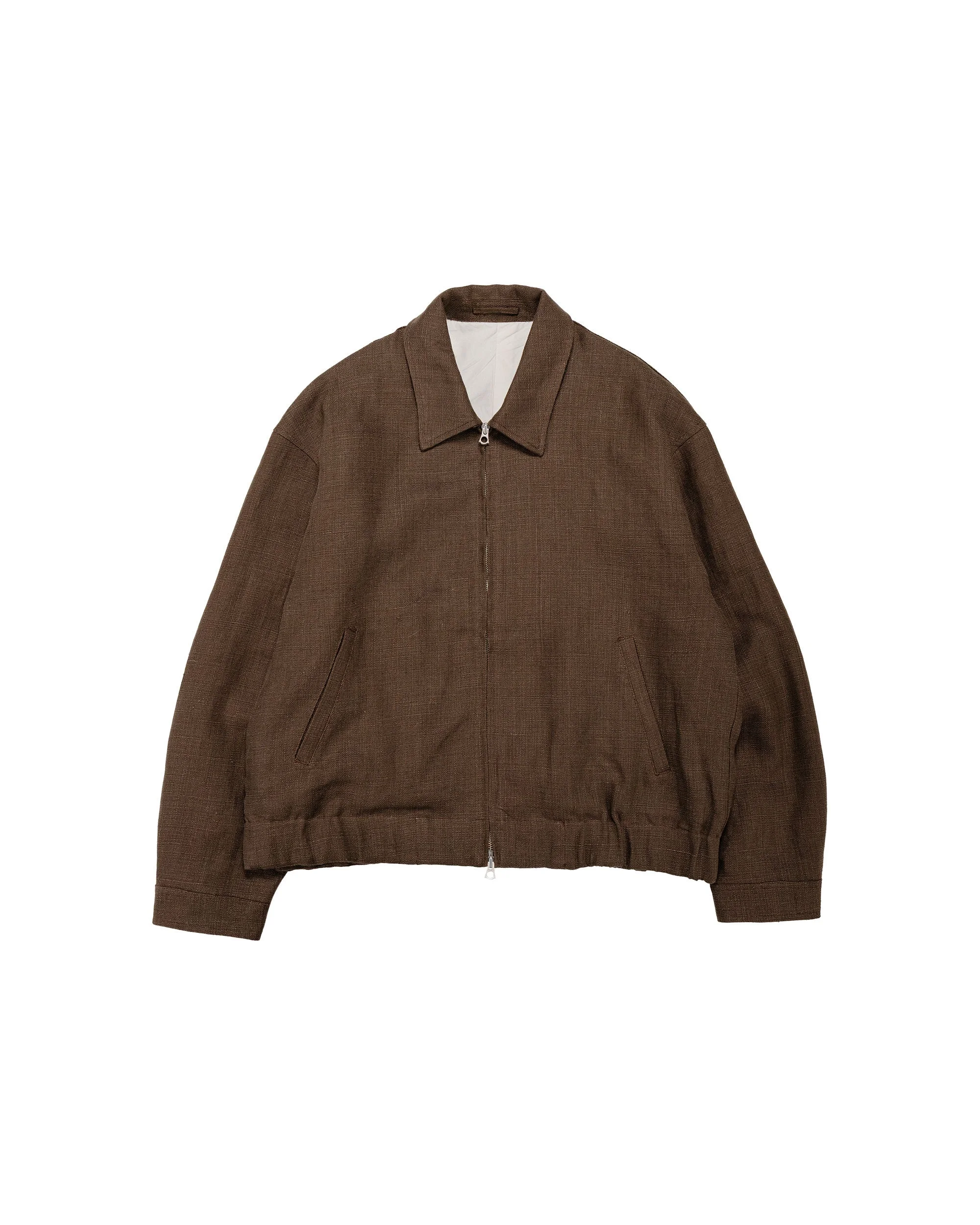 Machine Jacket Brown Belgian Linen - 1