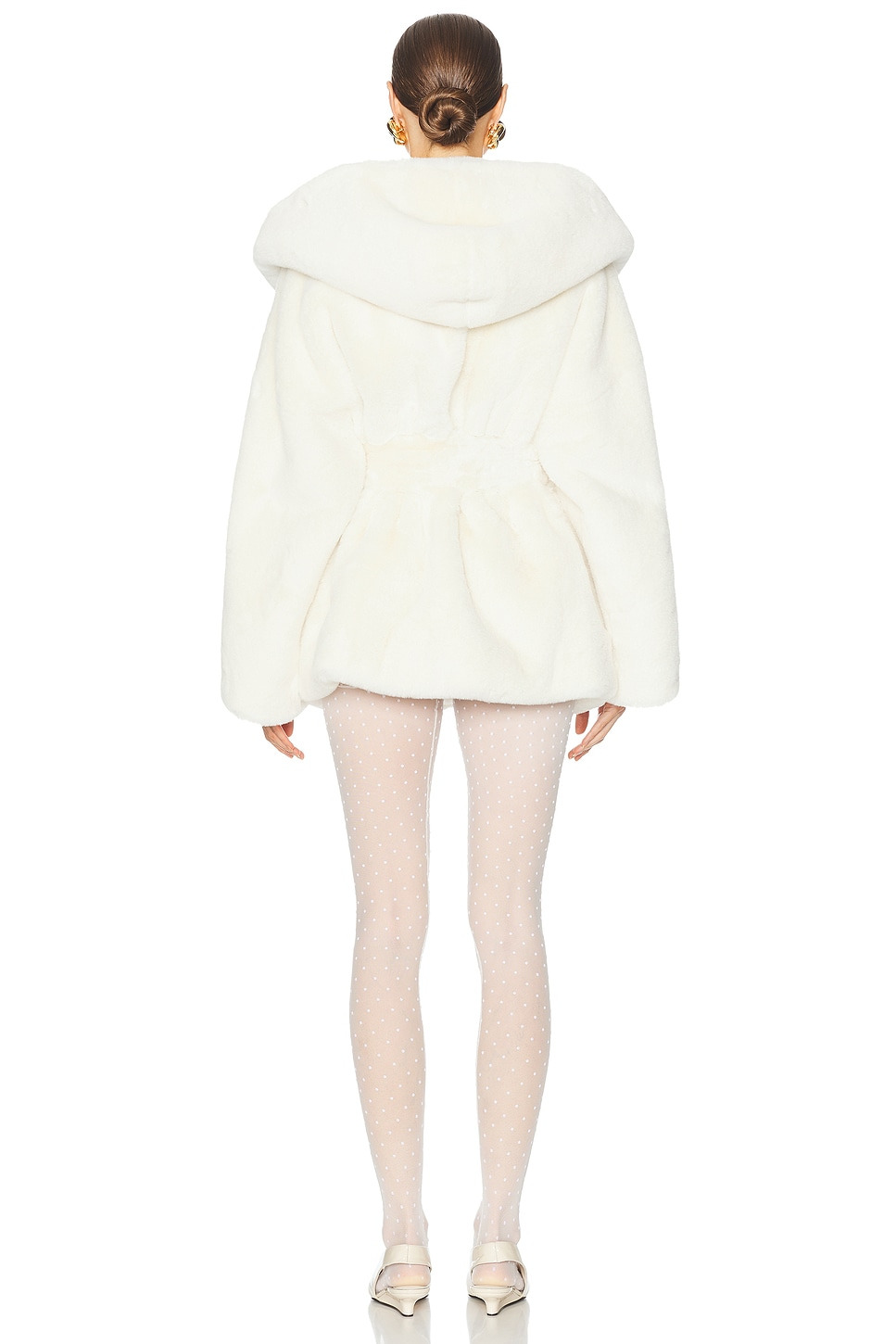 The Hooded Faux Fur Coat - 4