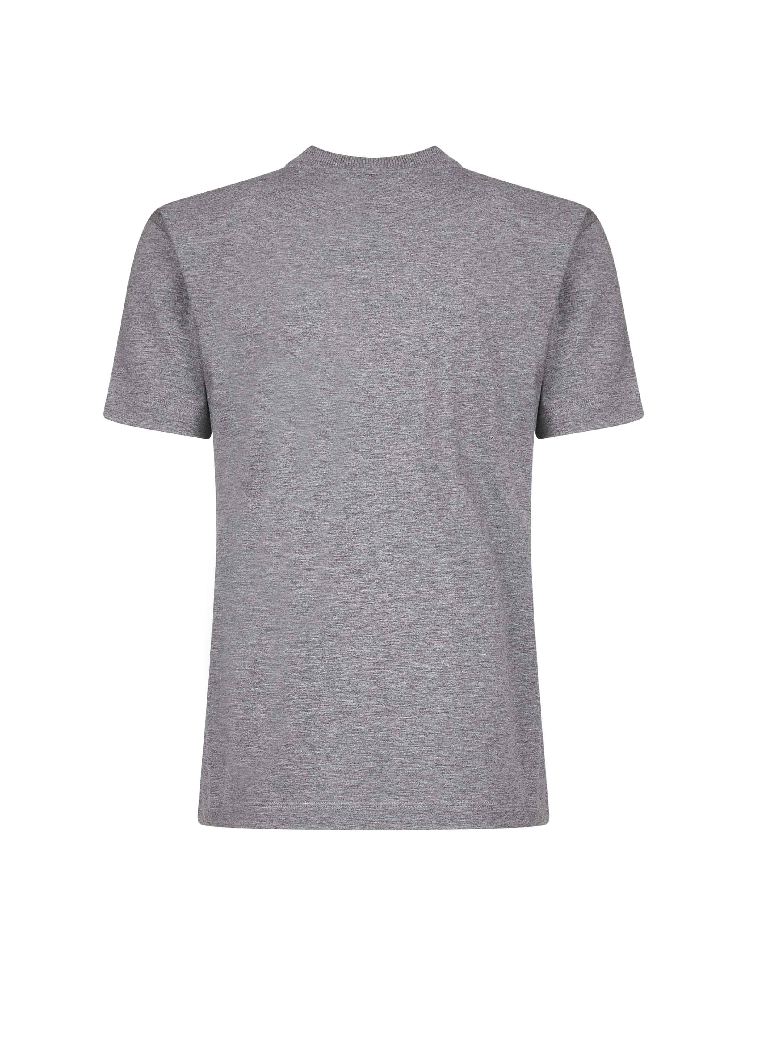 Fendi Women Grey Cotton Fendi Roma 1925 Printed T-Shirt - 2