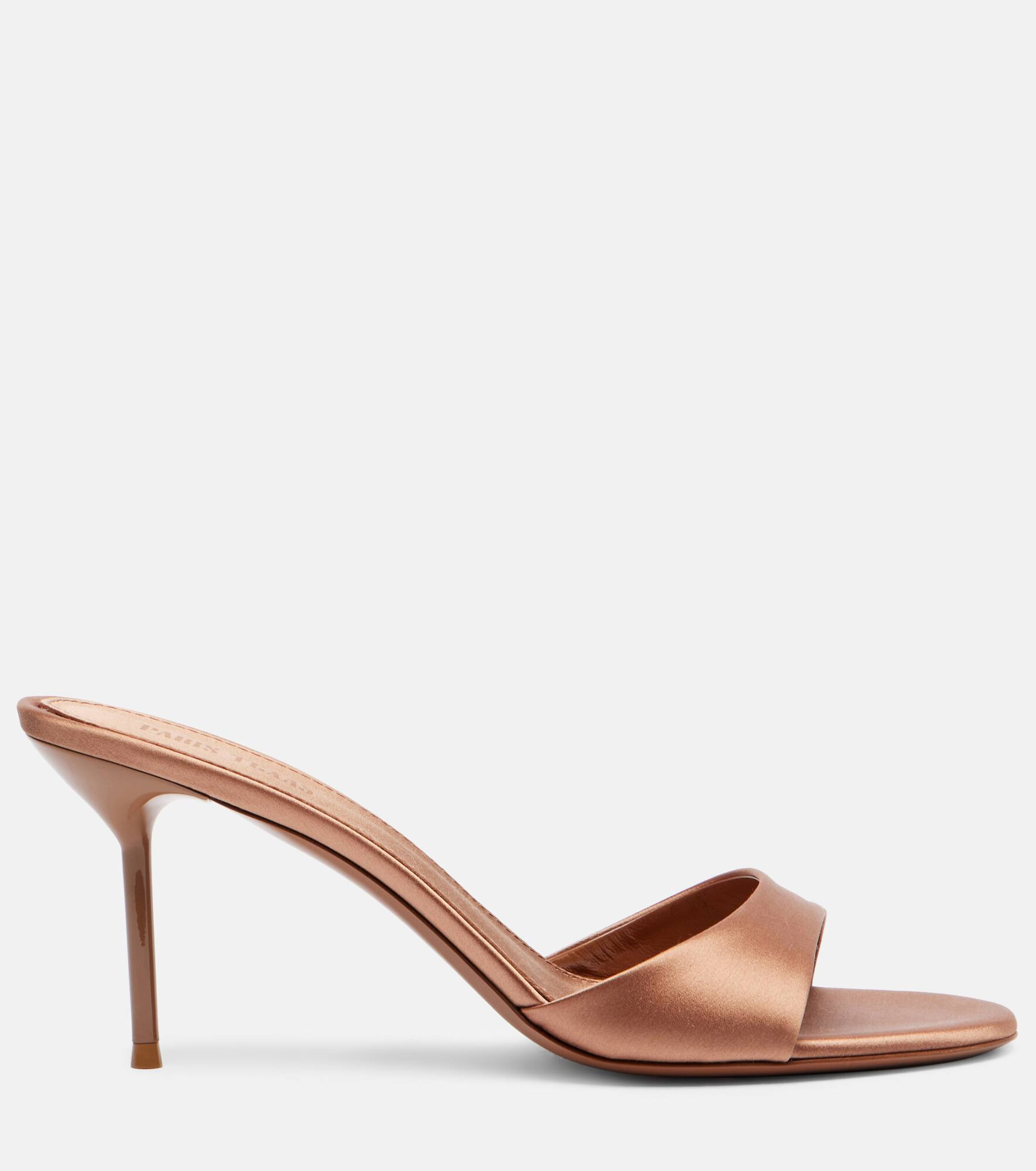 Lidia 70 satin mules - 4
