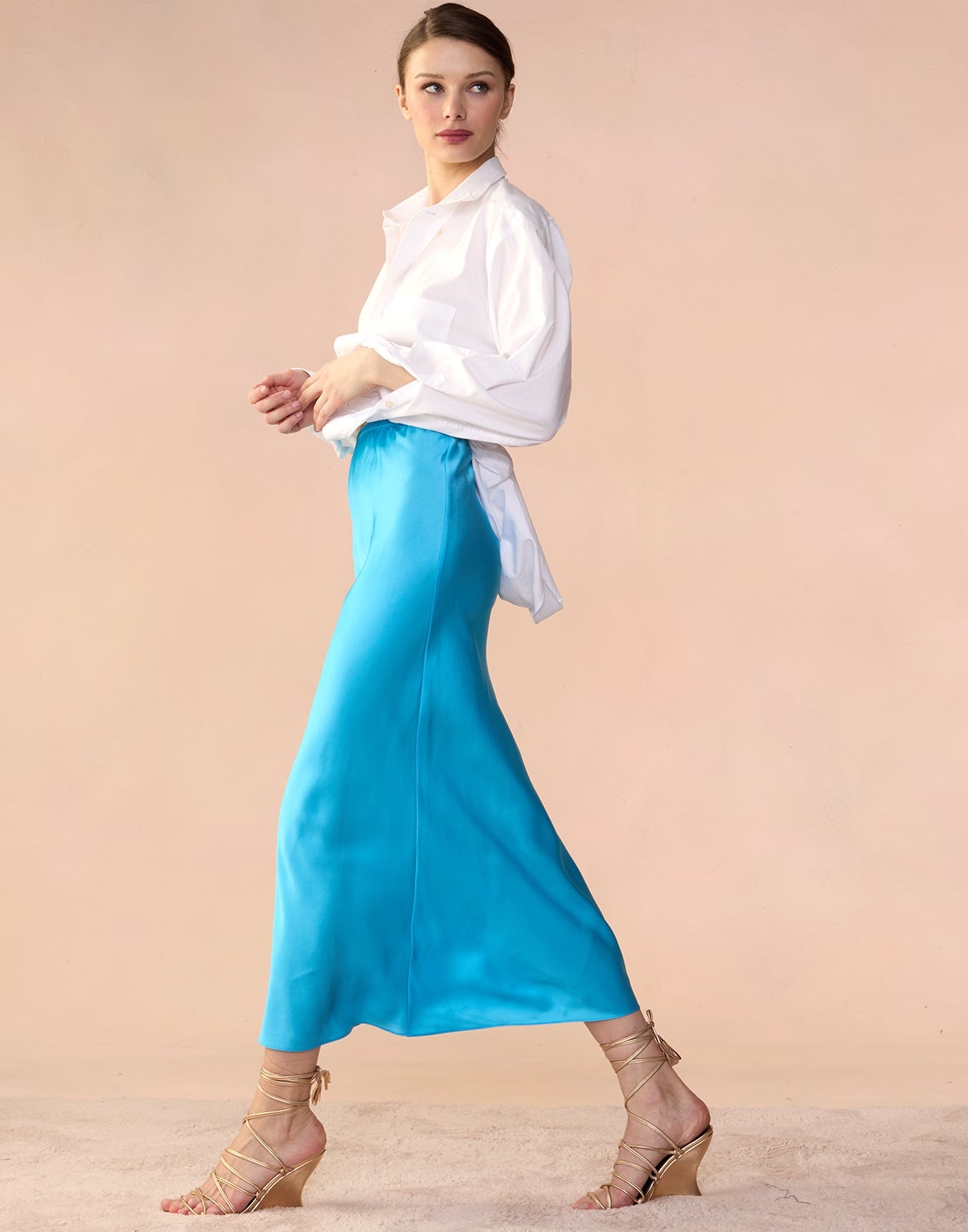 Sienna Silk Skirt - 4