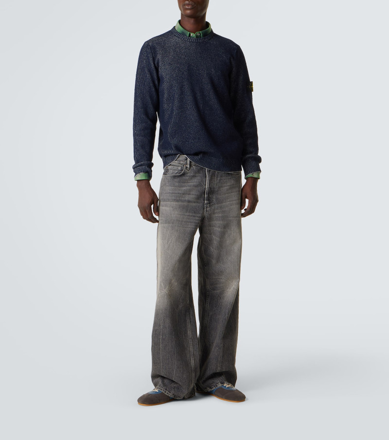 Stone Island Compass cotton-blend sweater outlook