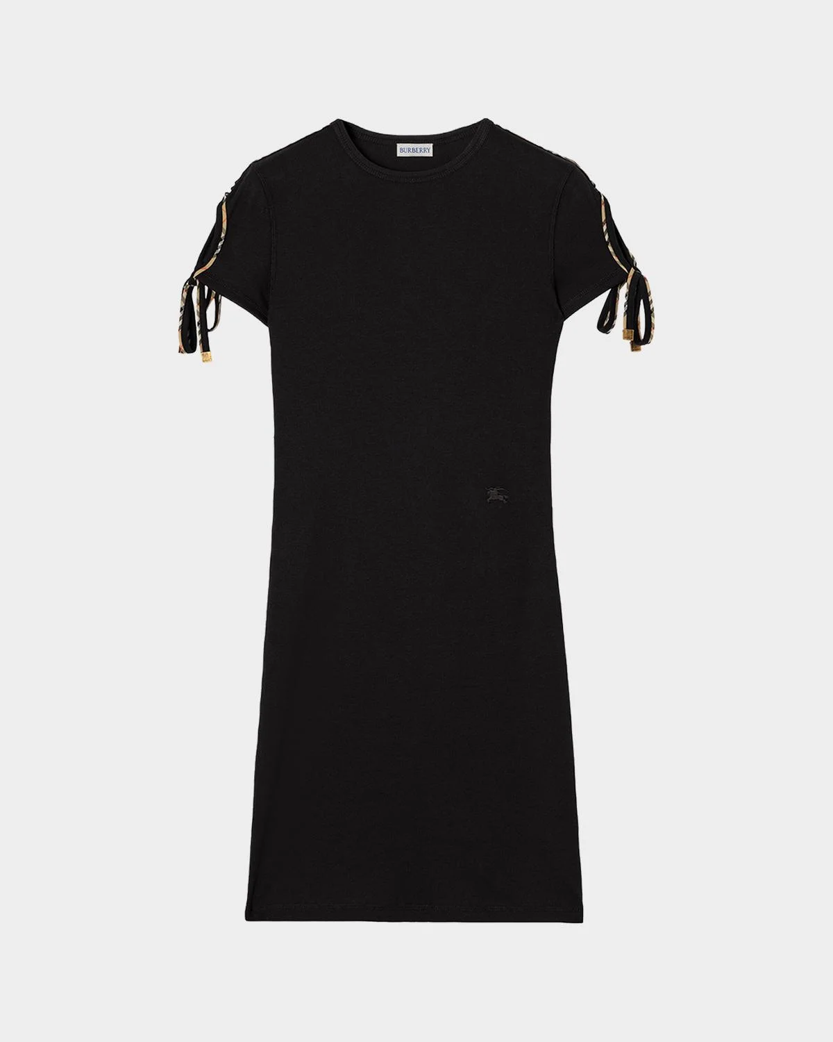 Tatiana Check Tie Short-Sleeve Mini Dress - 1