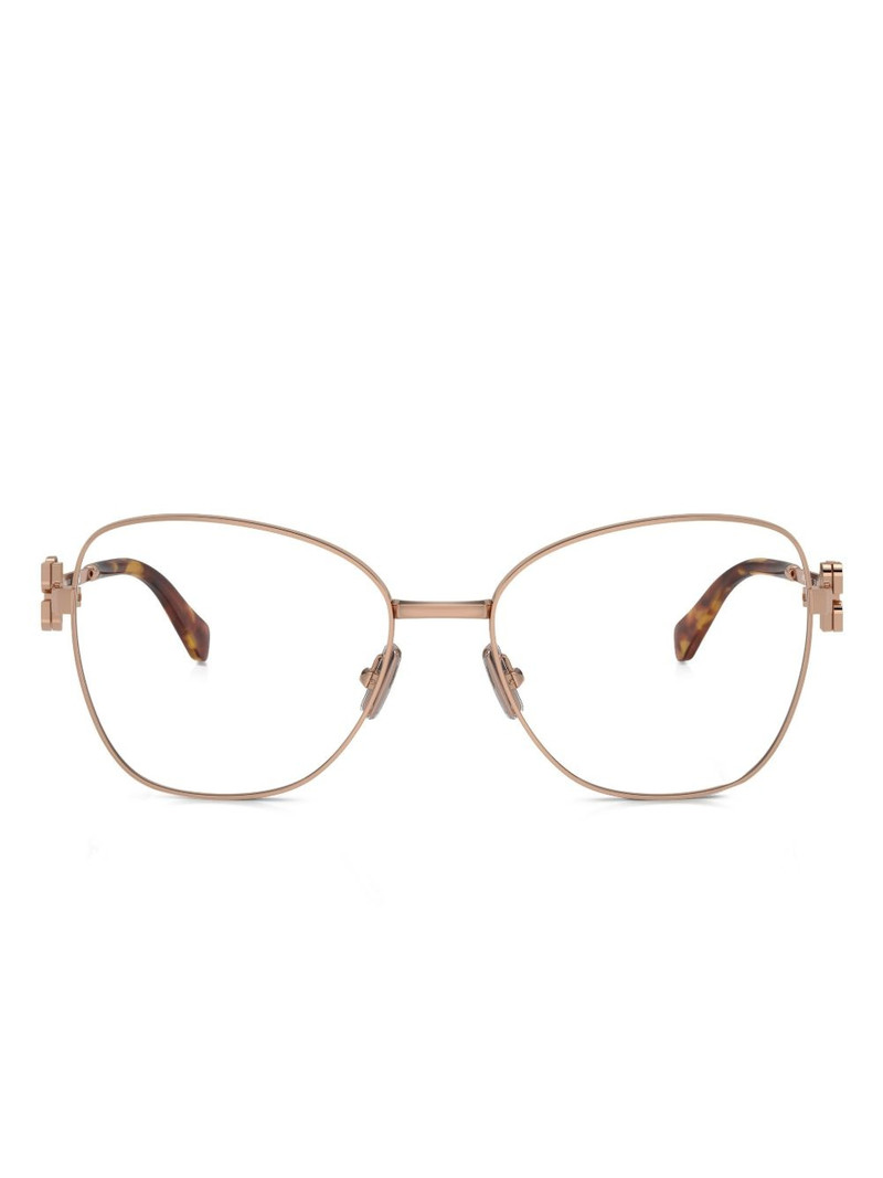 cat-eye metal frame glasses 1