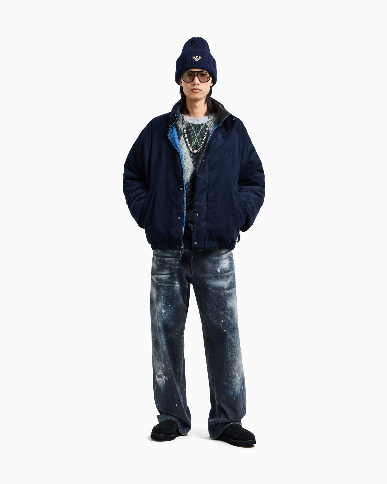 NEW YORK CAPSULE COLLECTION JEANS IN PRINTED ORGANIC DRILL - 2