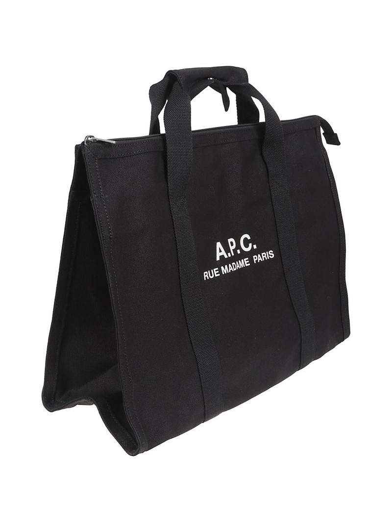 A.P.C. logo-print travel bag outlook