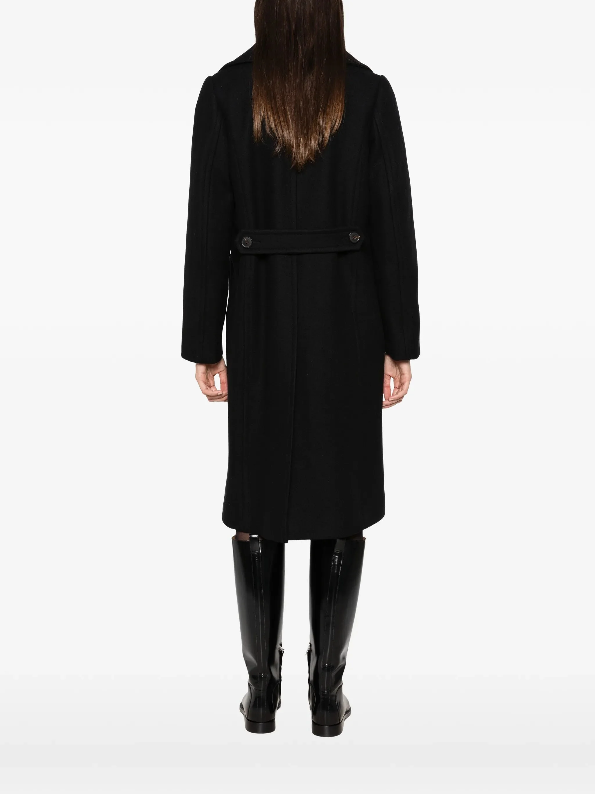 Dries Van Noten Double-breasted Button-belted Coat - 1