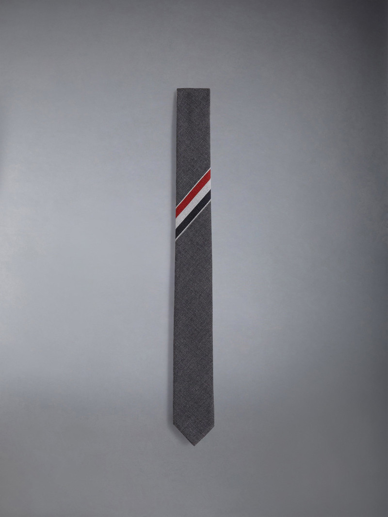 TWILL WOOL STRIPE TIE 1
