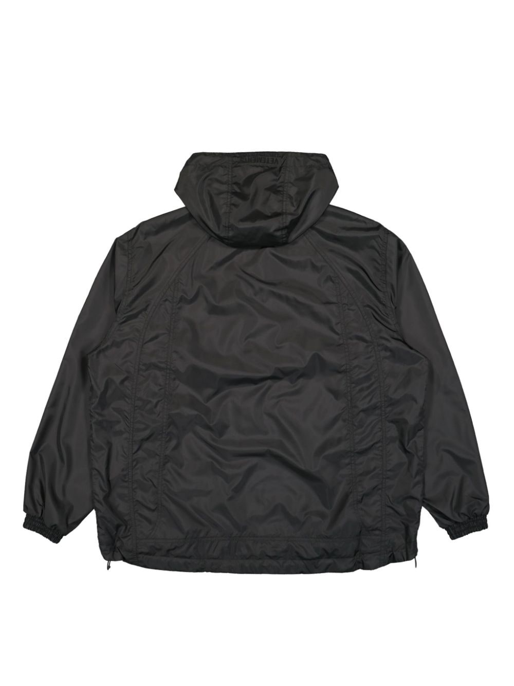 logo-embroidered padded jacket - 3