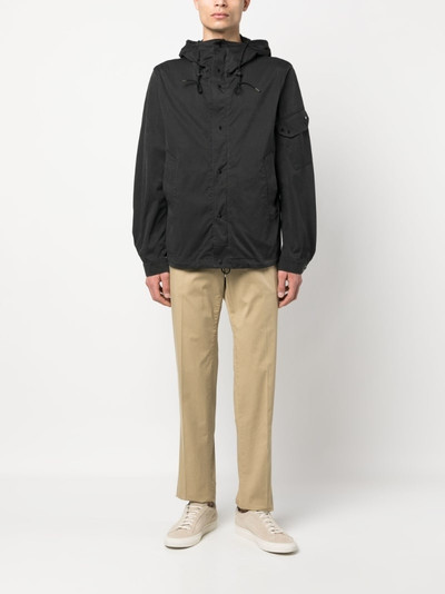 Ten C cotton plain hooded jacket outlook