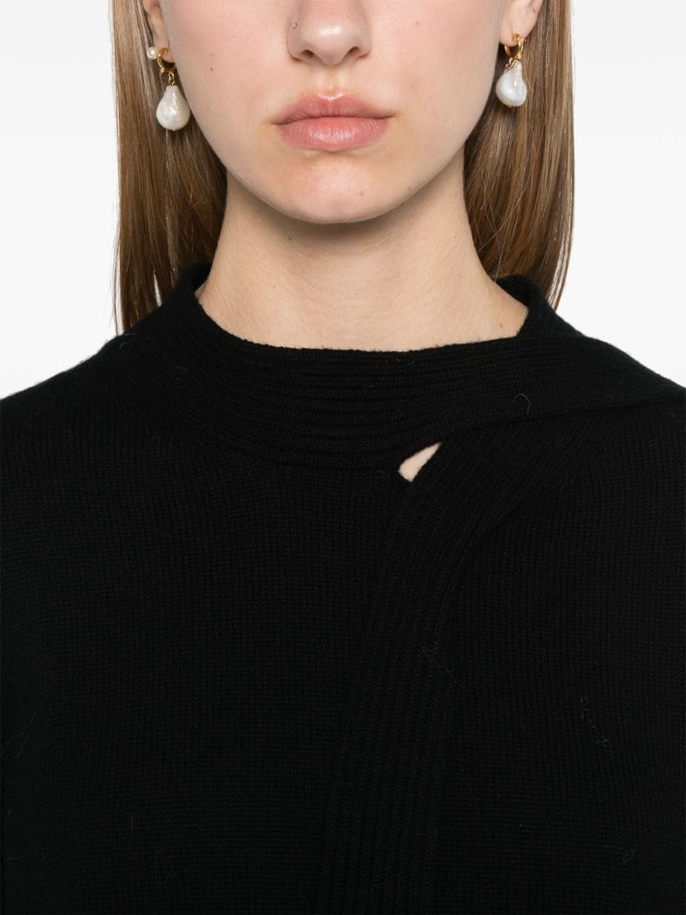 tie-neck sweater - 5