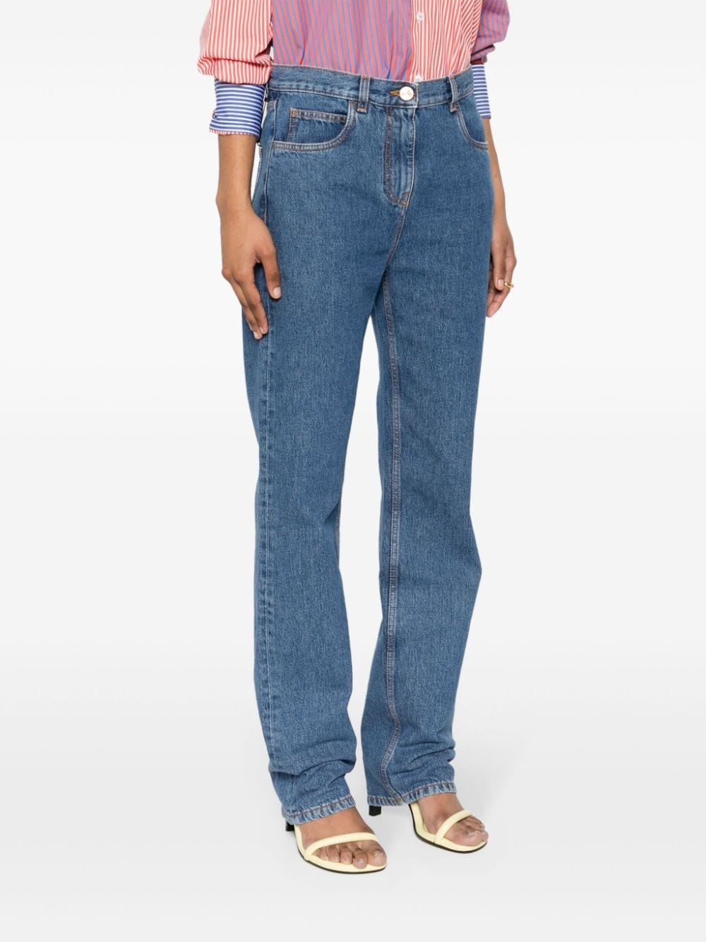 straight-leg jeans - 3