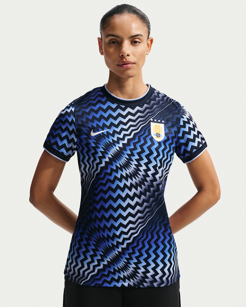 Uruguay Women's Nike Dri-FIT Soccer Pre-Match Short-Sleeve Top 3
