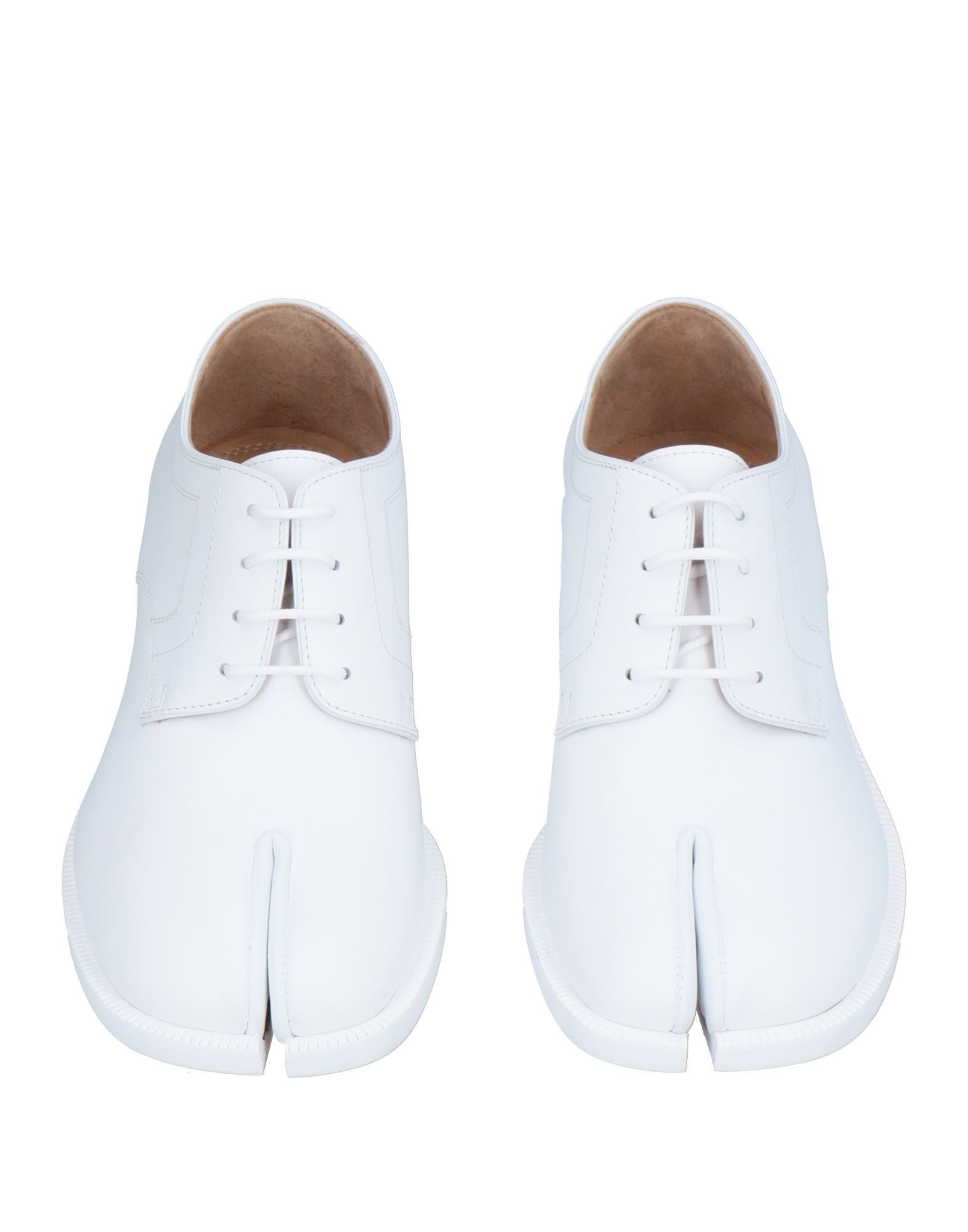 White Women's Laced Shoes - 4