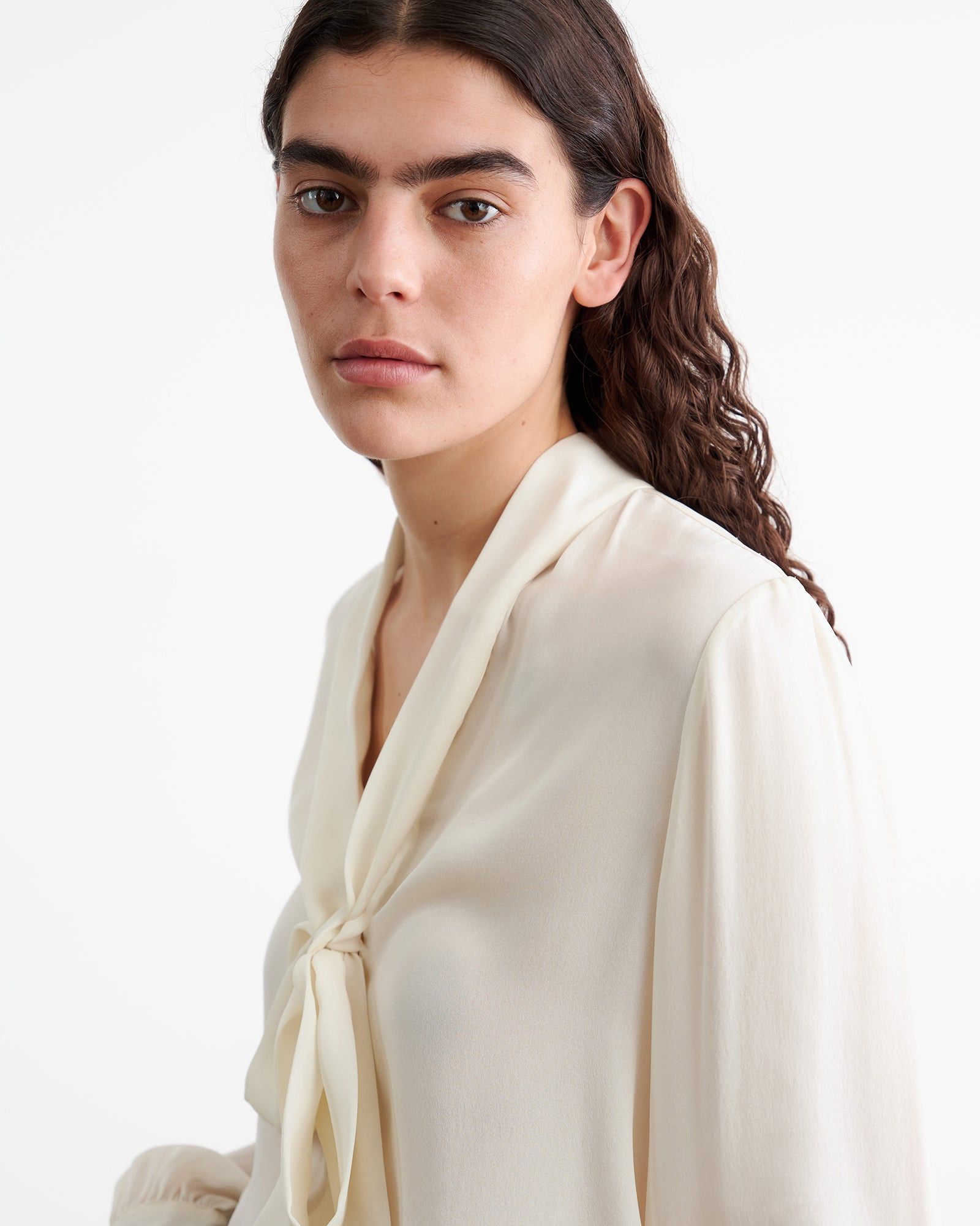 CARINA SILK BLOUSE - 3