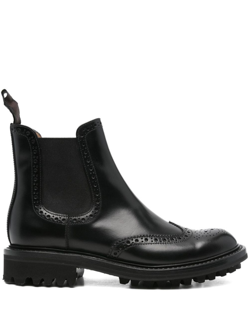 leather chelsea boots - 1