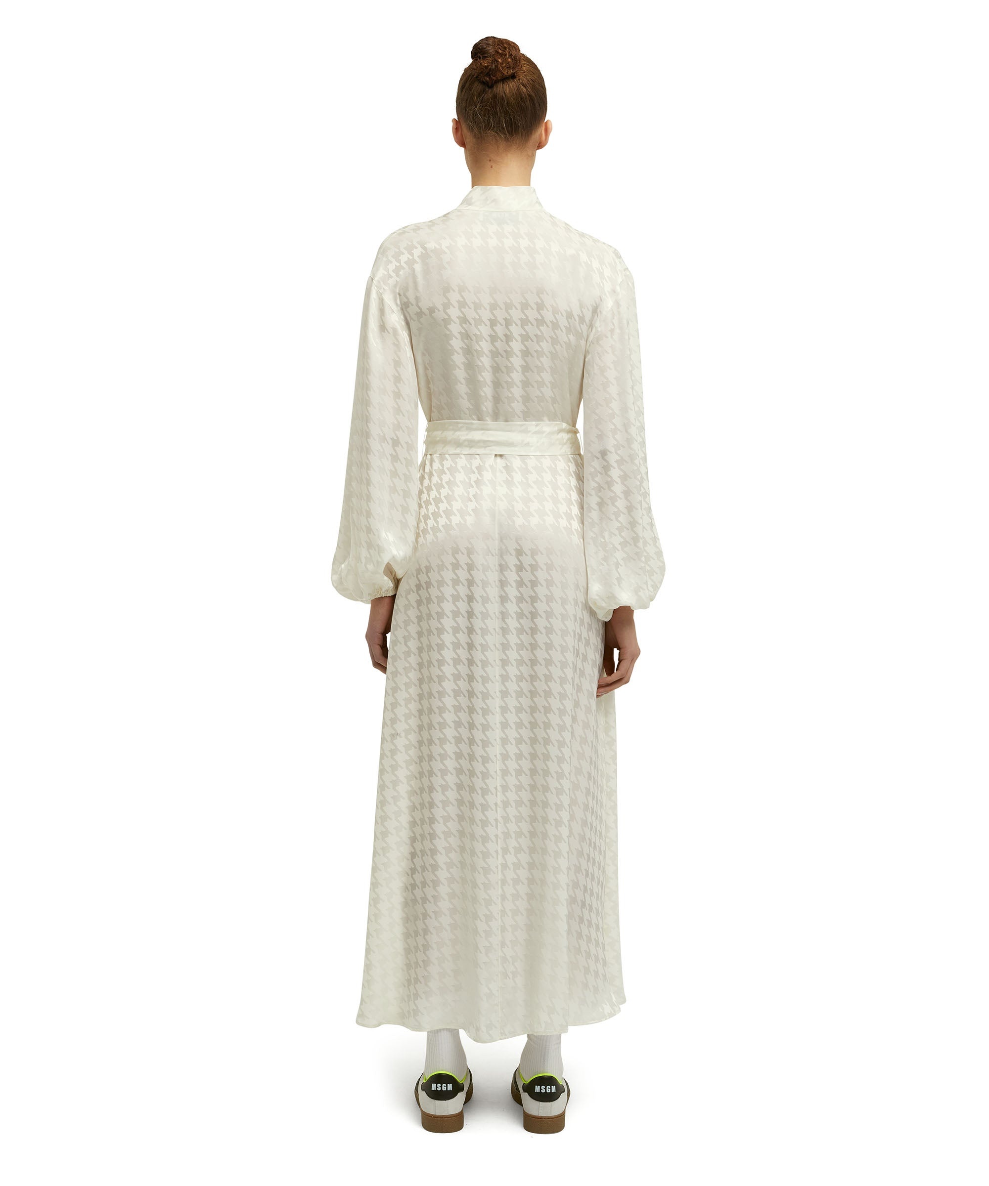 "Fluid Viscose Jacquard" fabric dress - 4