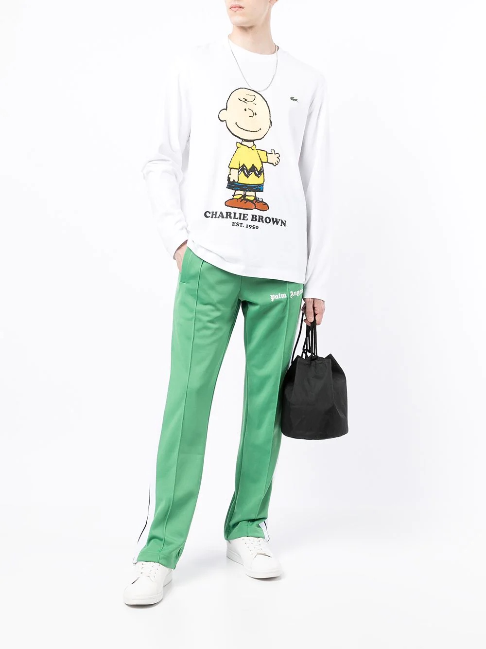 x Peanuts Charlie Brown-print hoodie - 2