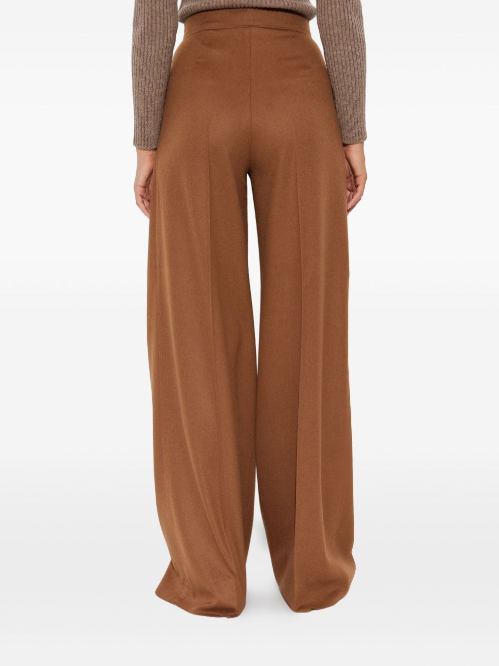 pleated-front trousers - 4