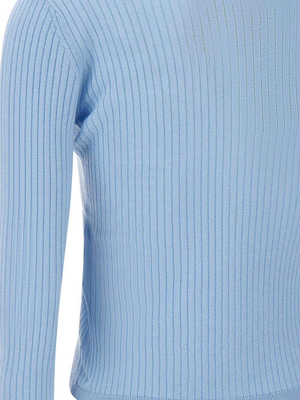 ribbed V-neck cardigan - 5