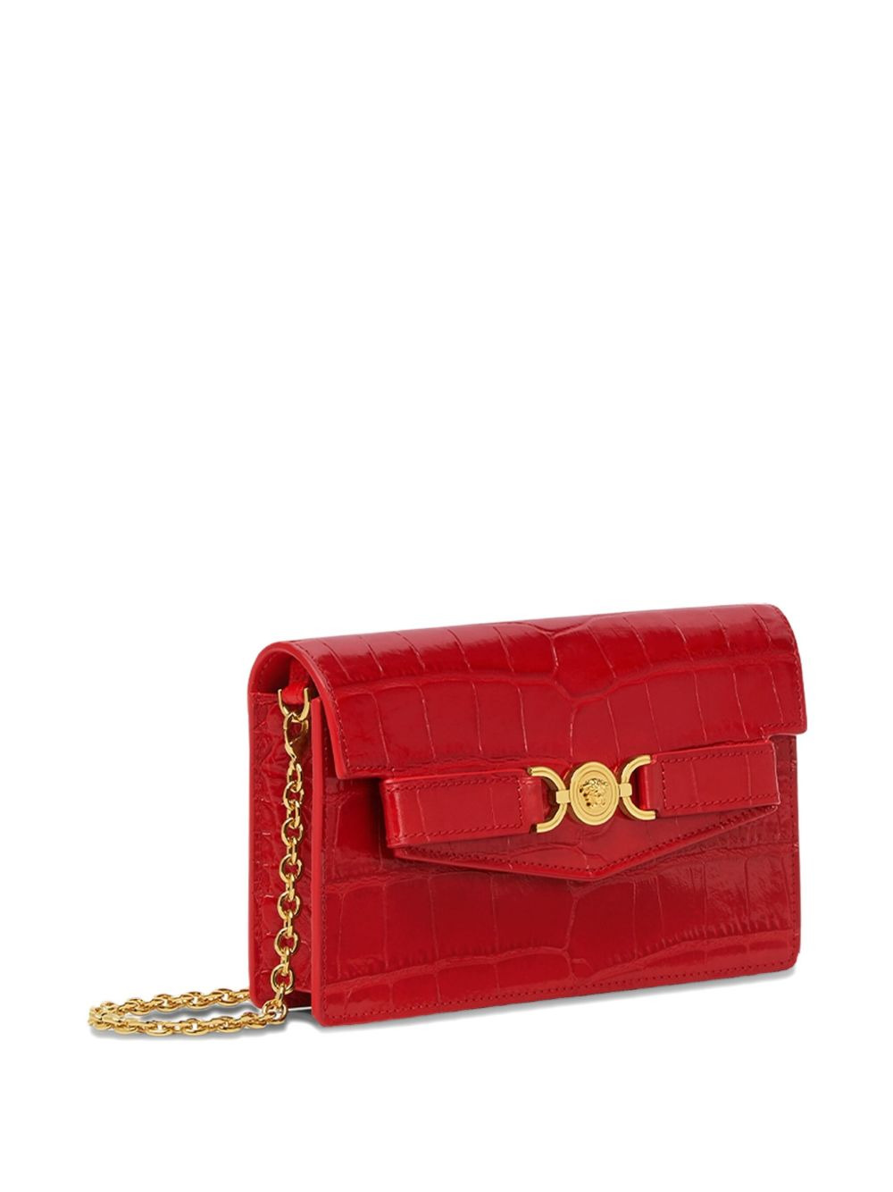 Medusa Head leather clutch bag - 3