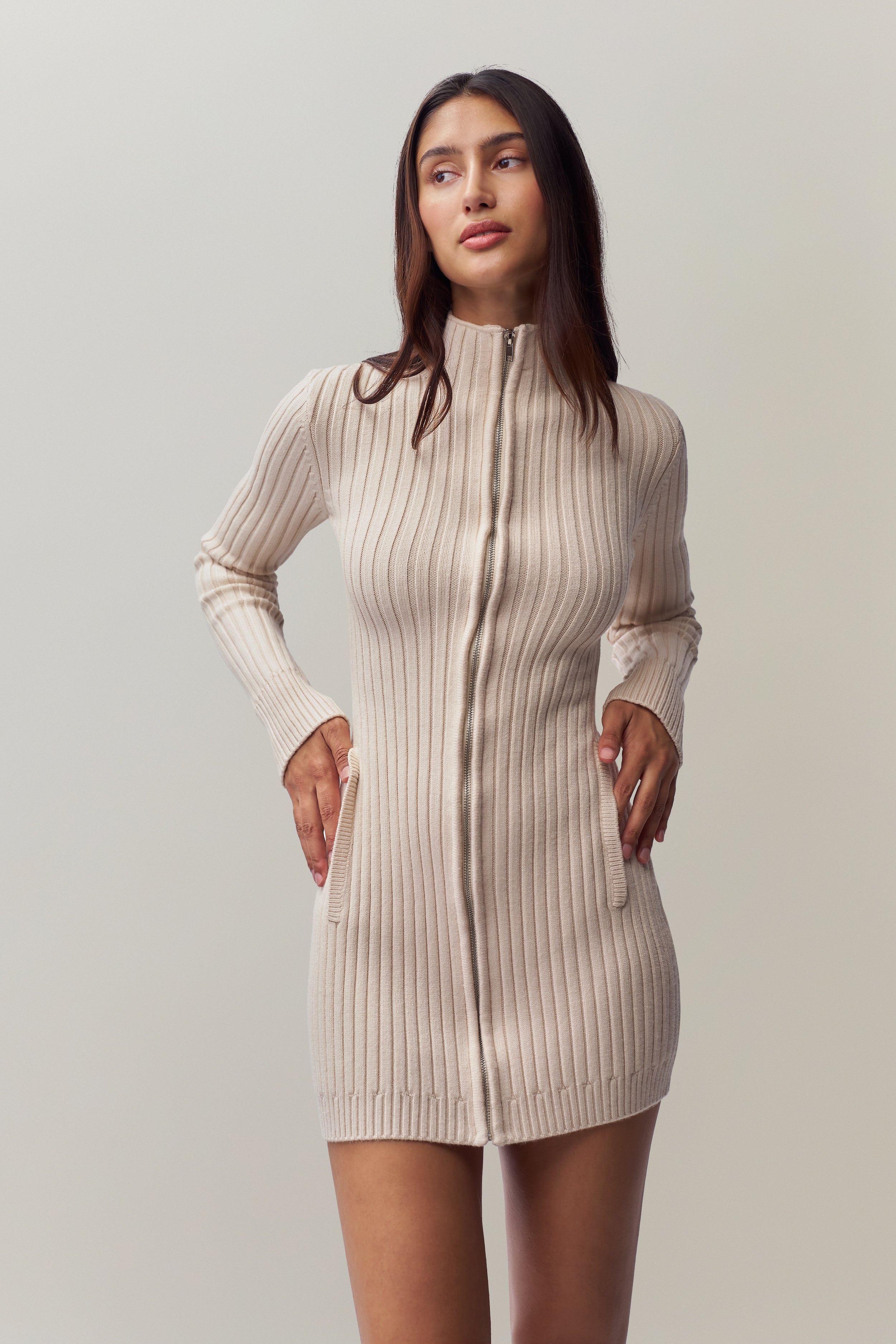 NELL ZIP UP DRESS - 1