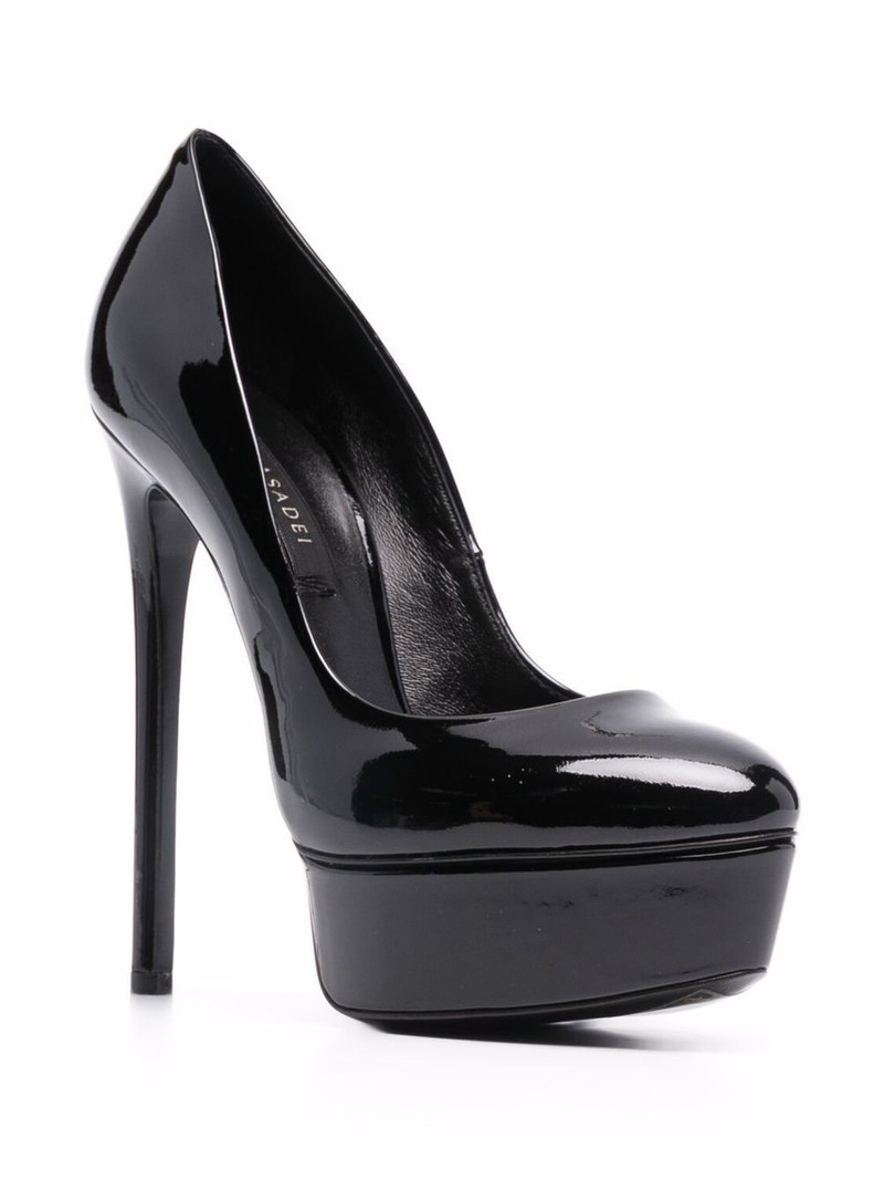 CASADEI Blade glossy stiletto pumps outlook