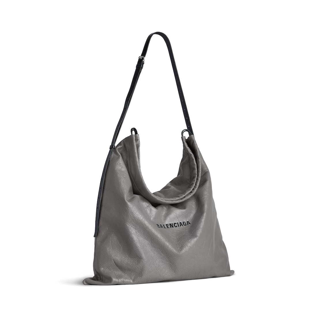 Men's Shopper Large Dust Bag Crossbody Pouch in Grey - 2