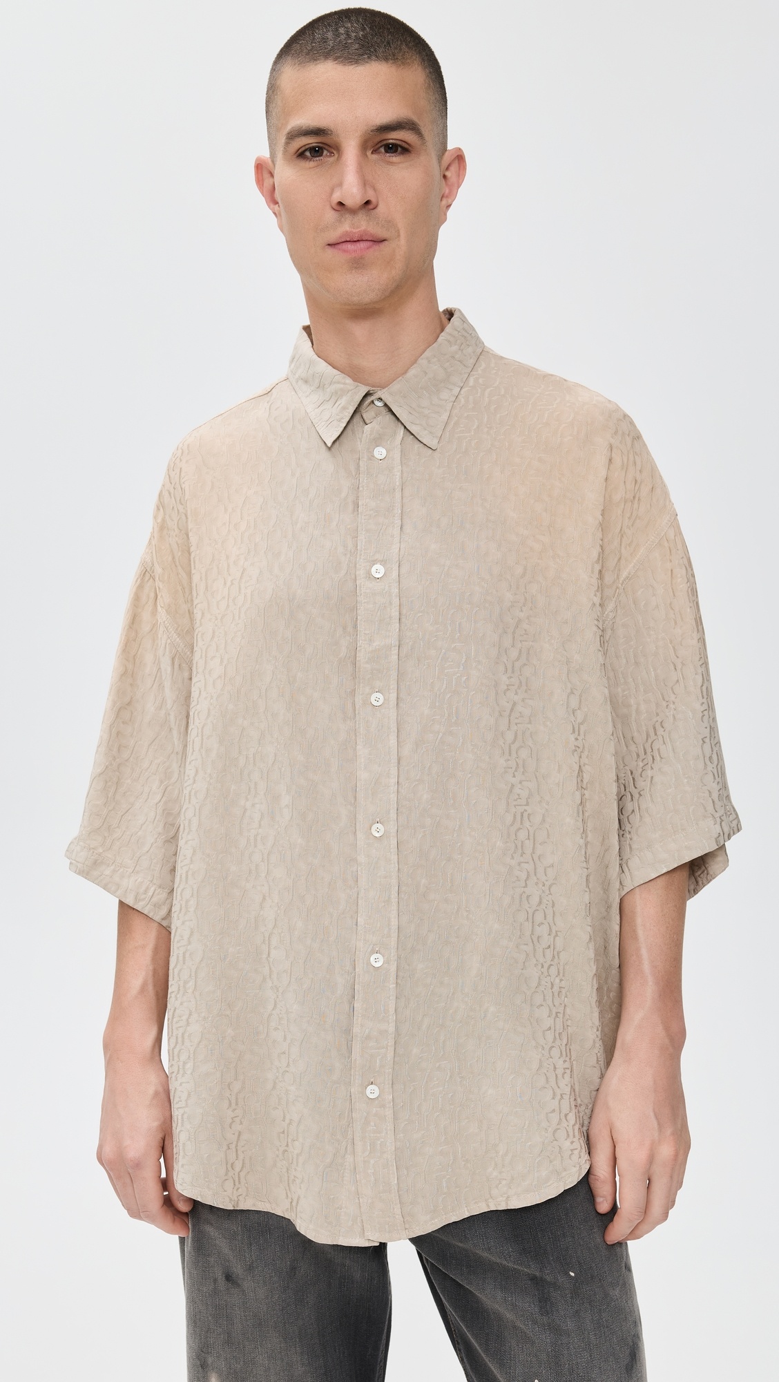 Setar Monogram Jacquard Shirt - 7