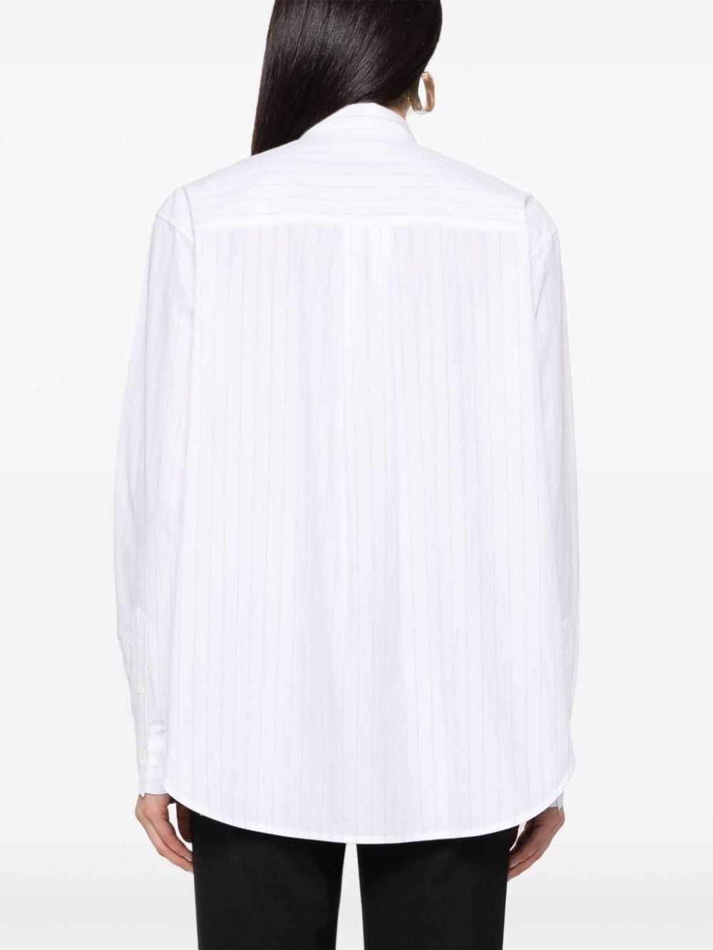 pinstripe cotton shirt - 4