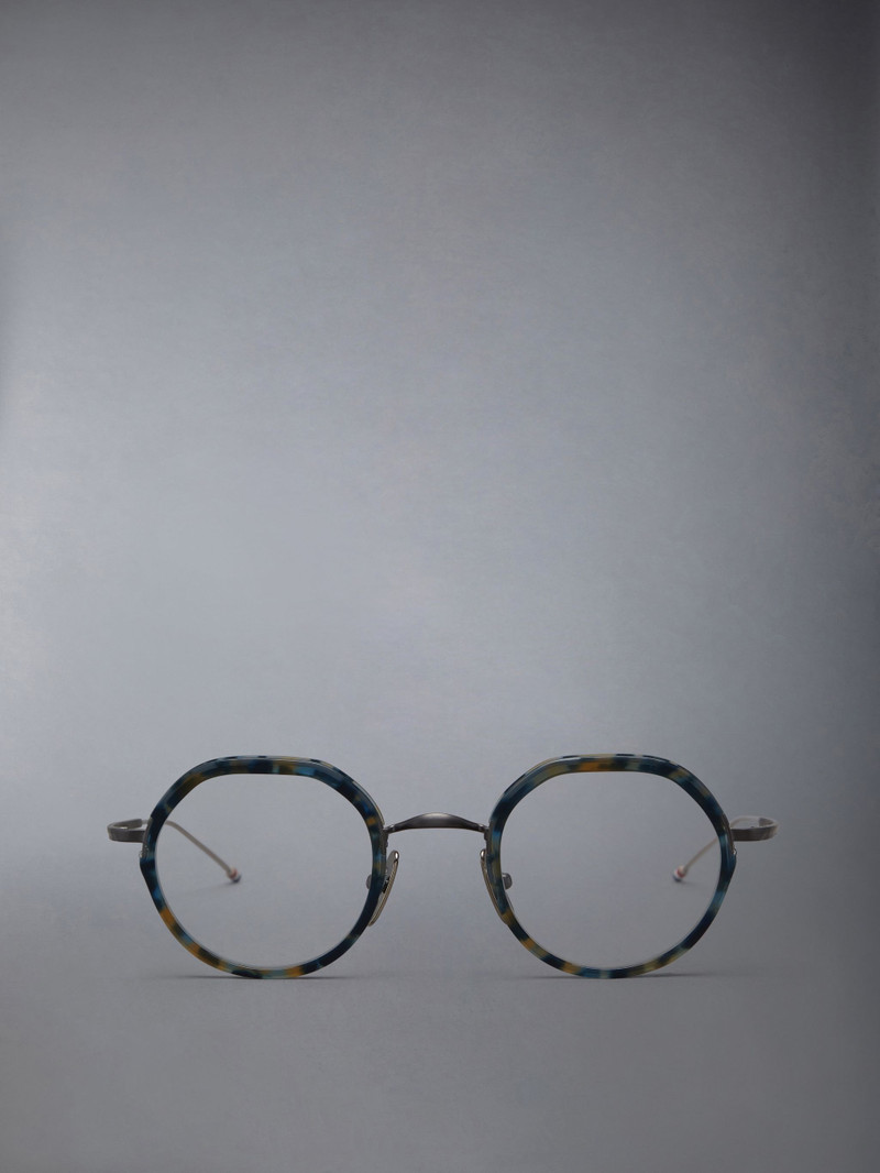 Acetate And Titanium Round Eyeglasses 1