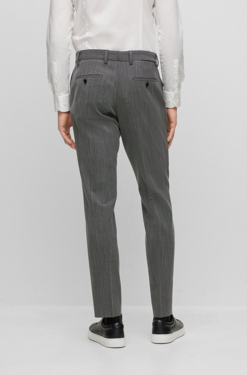 SLIM-FIT SUIT IN MICRO-PATTERNED PERFORMANCE-STRETCH CLOTH 8