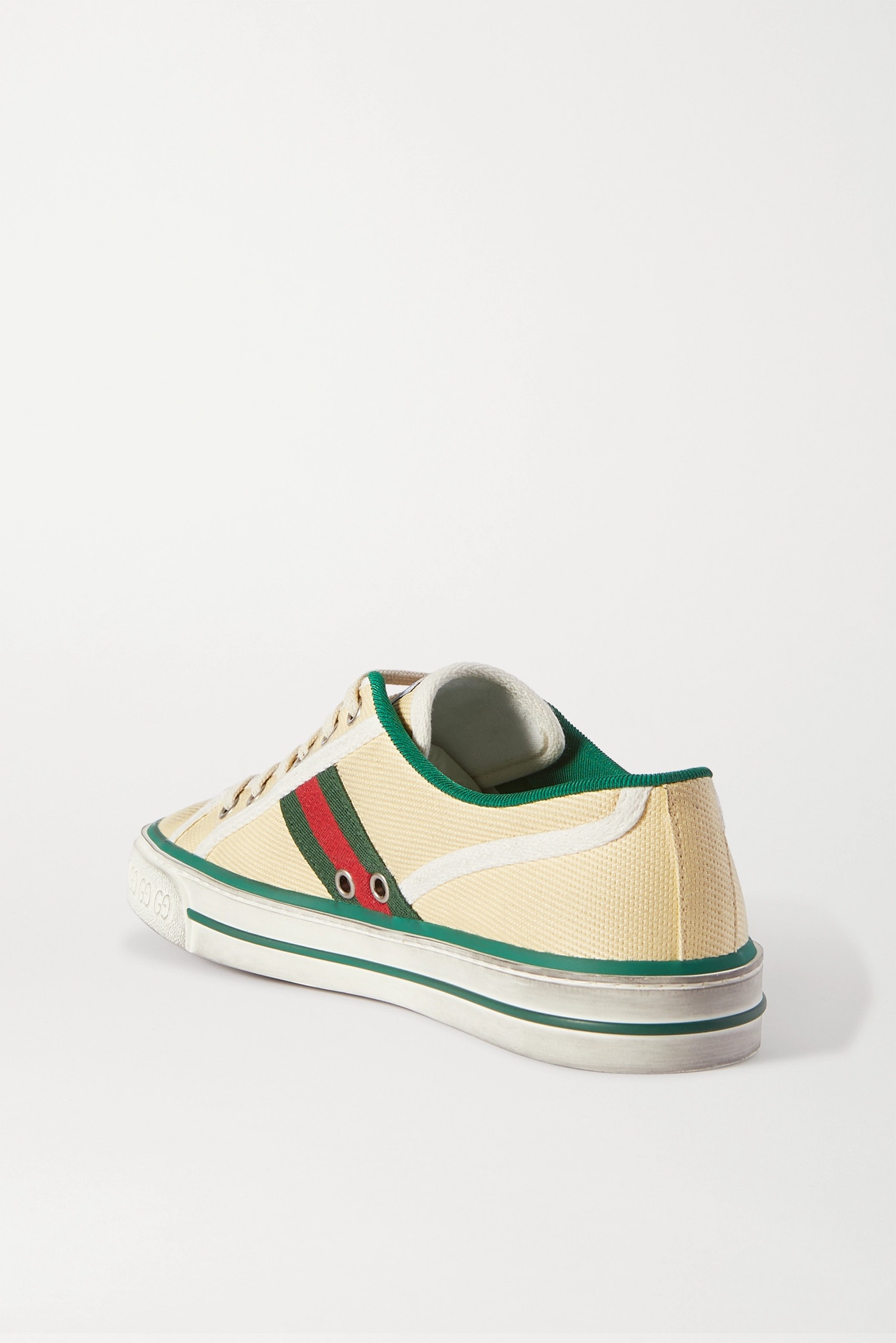 Tennis 1977 logo-embroidered canvas sneakers - 3