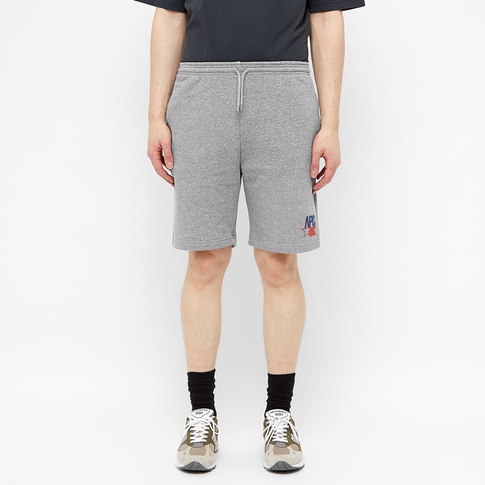 A.P.C. Laertes Logo Sweat Short - 3