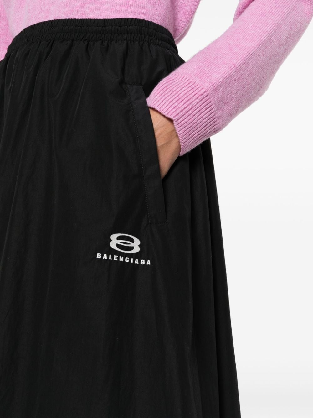 【関税＆送料込み】Balenciaga Tracksuit Skirt Clothing Balenciaga Tracksuit Panel Body Con Miniskirt on SALE | Saks