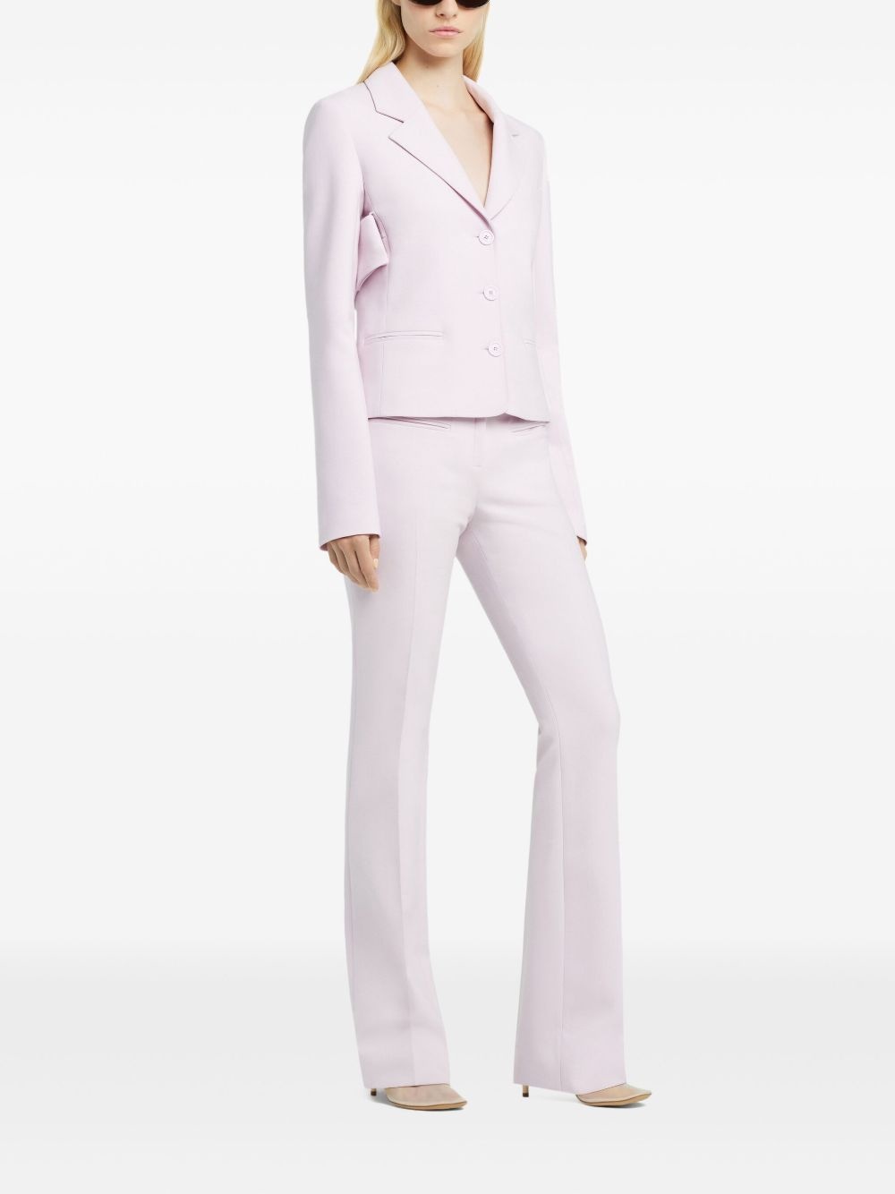 martingale-strap blazer - 3