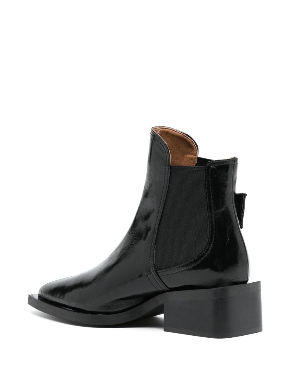 45mm buckle-detail leather boots - 3