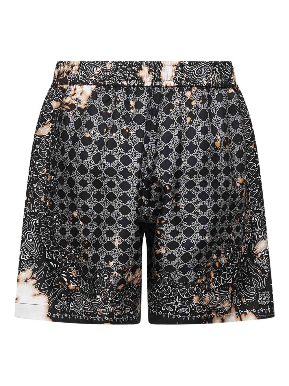 bandana-print shorts - 2