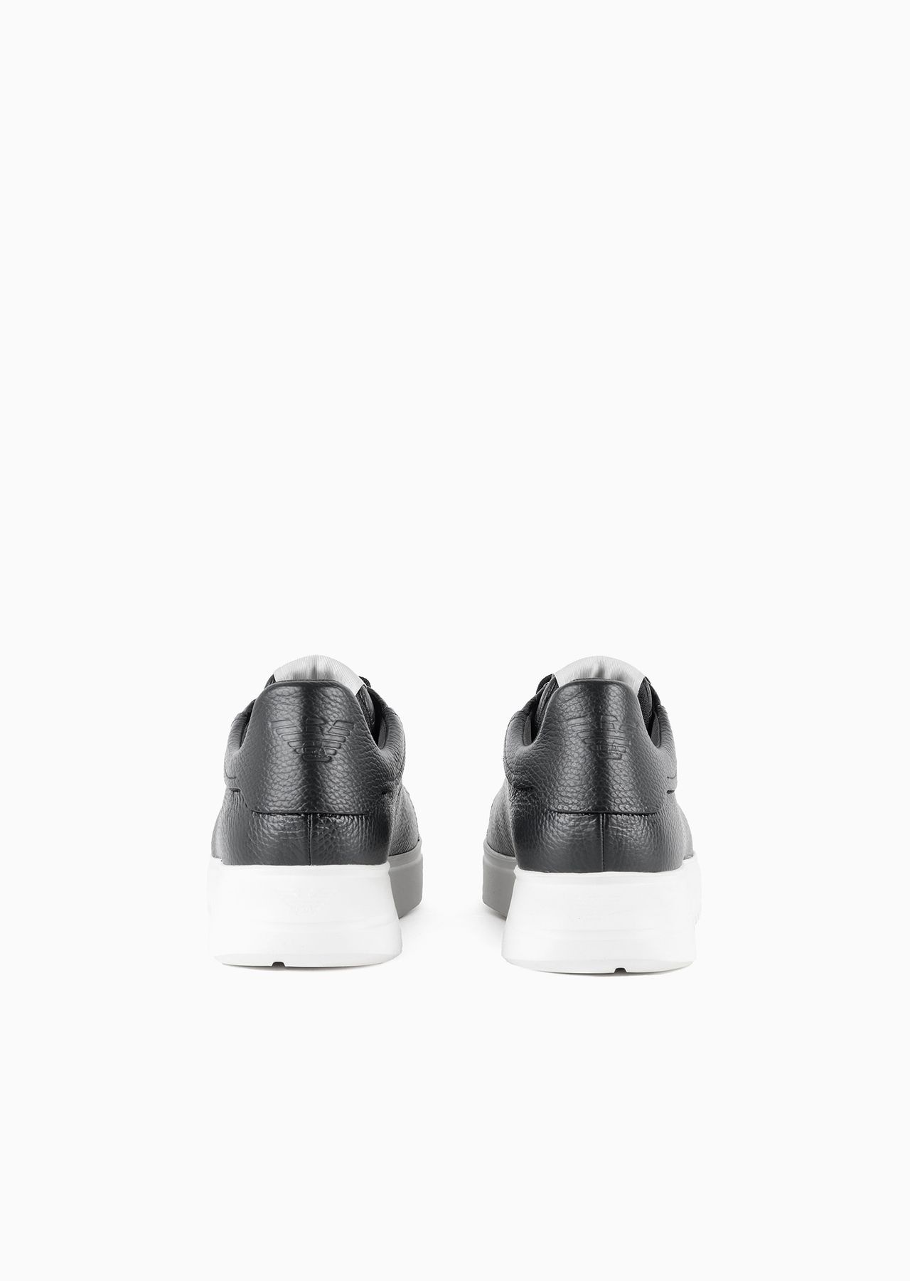 Tumbled leather sneakers - 6