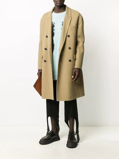 Loewe double-breasted coat outlook