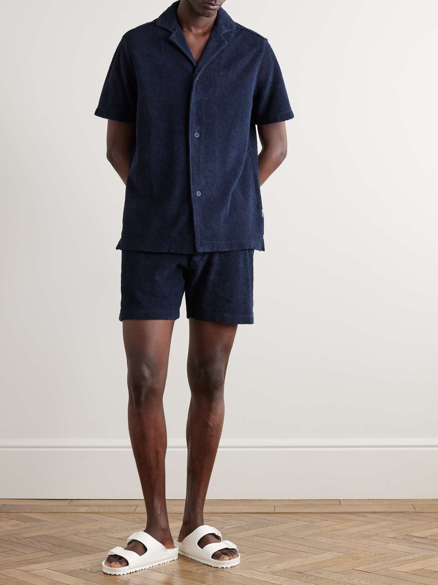 Howell Camp-Collar Cotton-Terry Shirt - 2