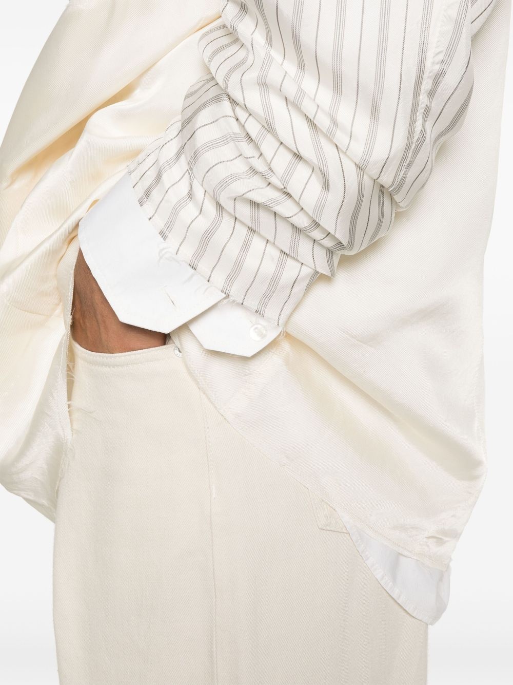 PANELLED SHIRT JACKET - 4