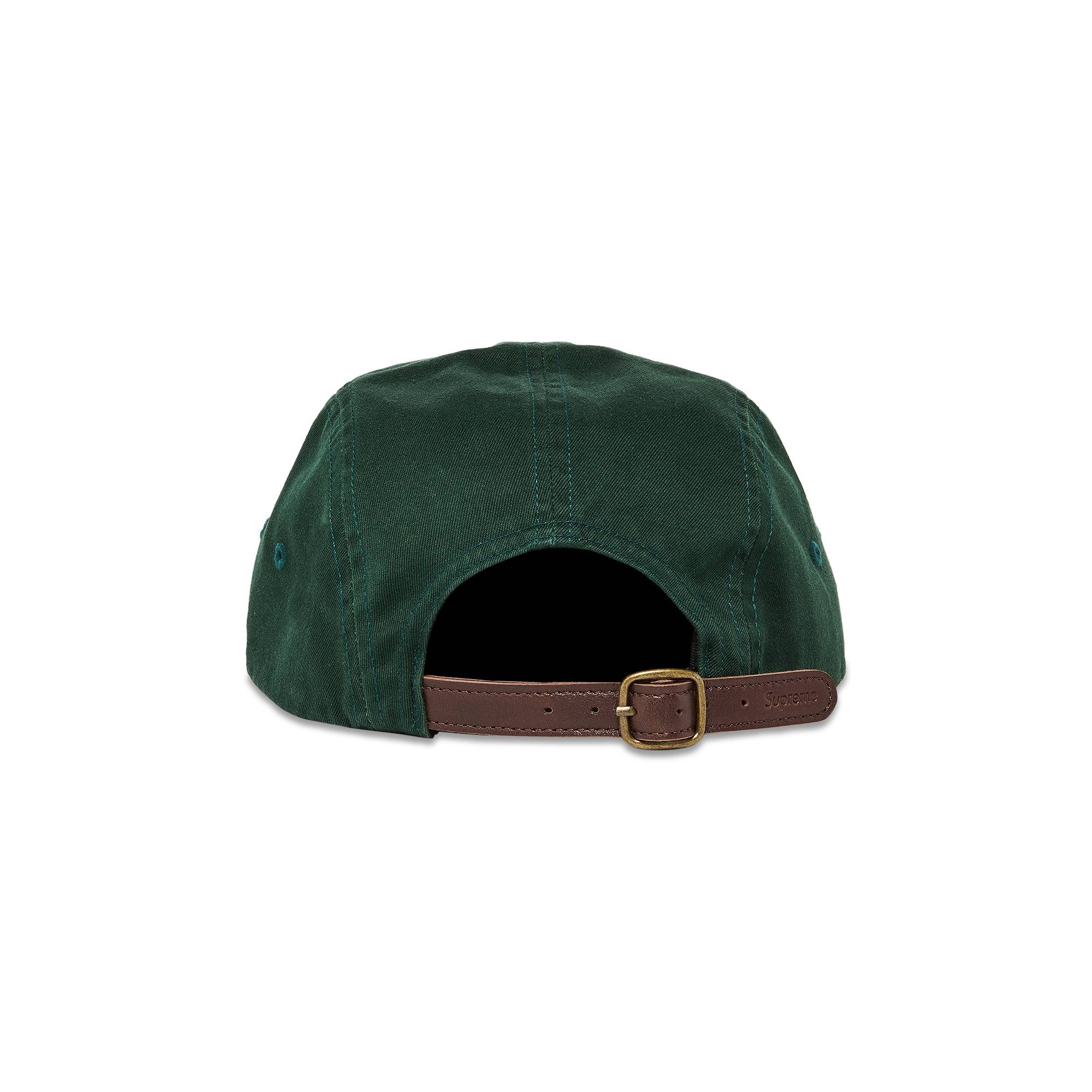 Supreme Washed Chino Twill Camp Cap 'Pine Green' - 4