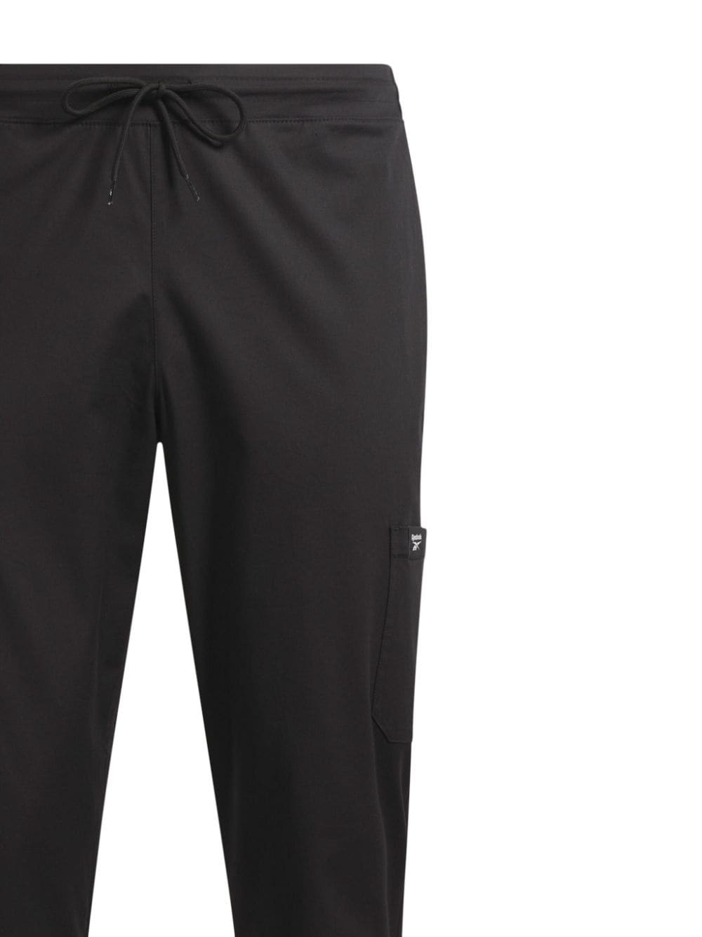logo-patch tapered track trousers - 2