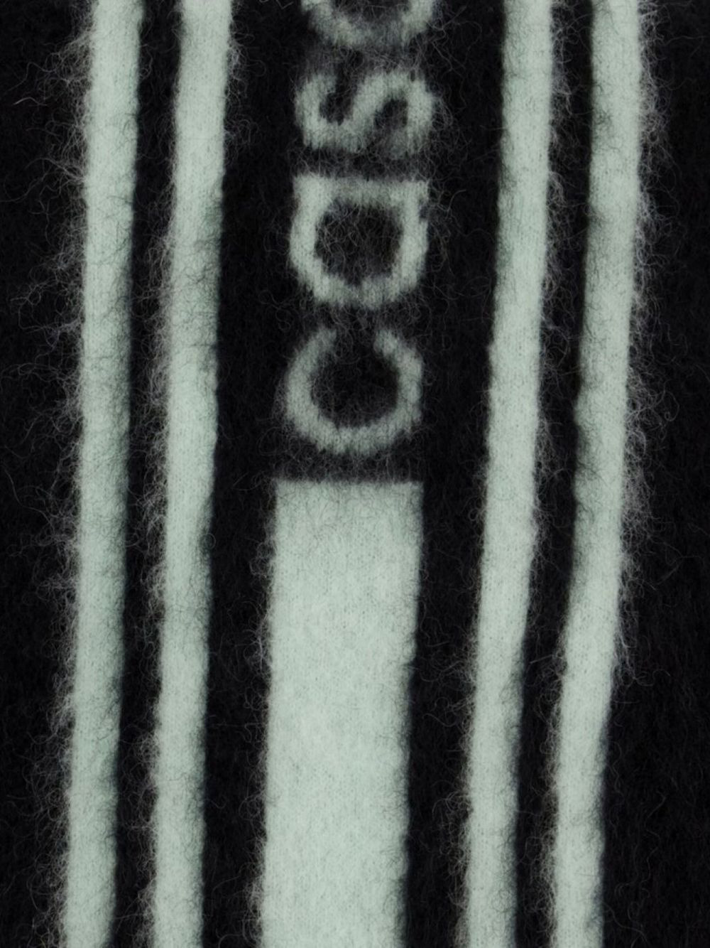 logo-stripe scarf - 2