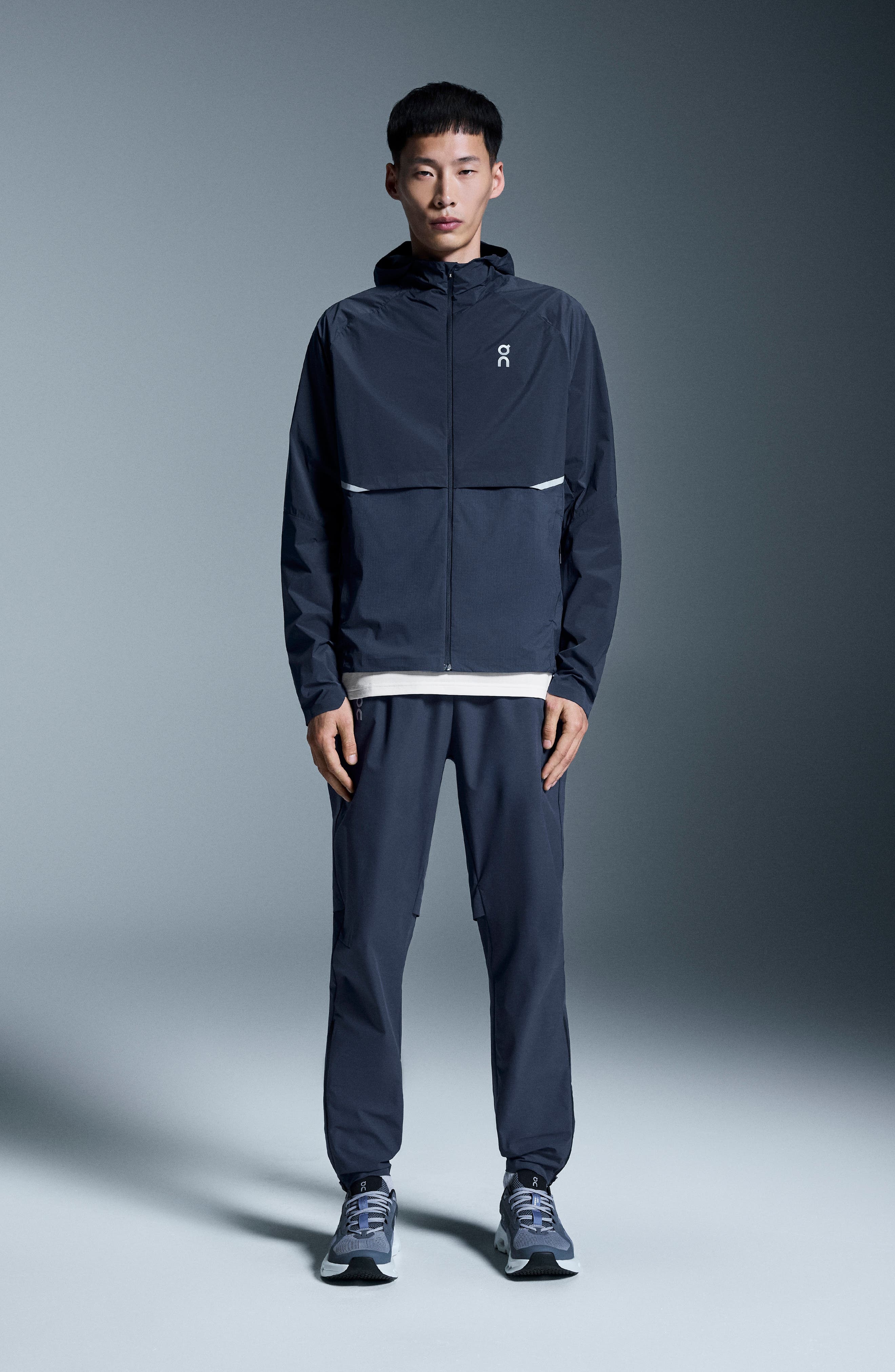 On Core Hooded Packable Running Jacket in Midnight at Nordstrom - 5