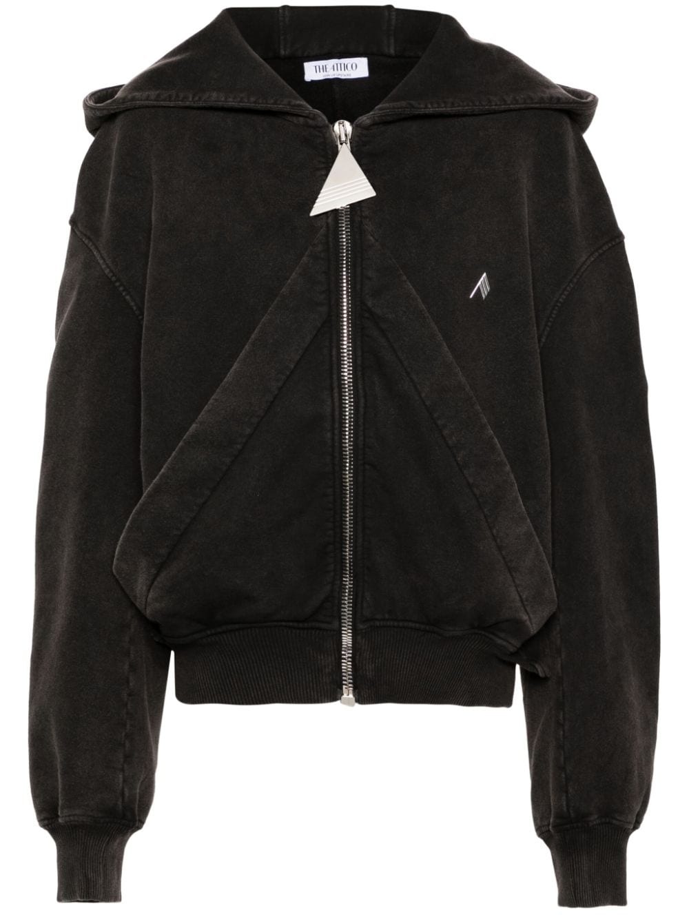 wide-sleeves cotton hoodie - 1
