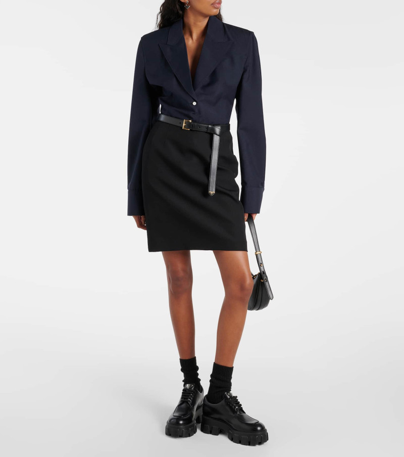 Prada Wool and mohair blazer outlook